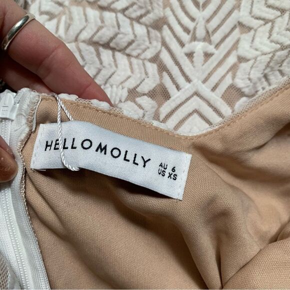 NWT Hello Molly White Dress XS - Picture 2 of 6